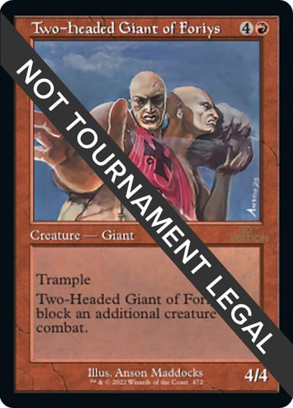 Two-Headed Giant of Foriys (Retro Frame), 30th Anniversary Edition 472