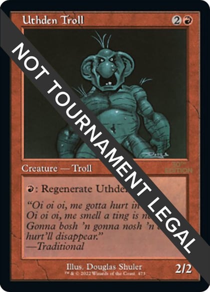 Uthden Troll (Retro Frame), 30th Anniversary Edition 473