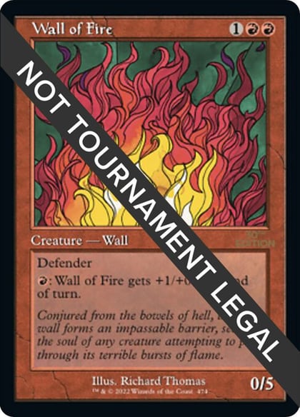Wall of Fire (Retro Frame), 30th Anniversary Edition 474