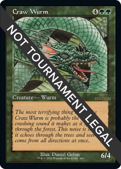 Craw Wurm (Retro Frame), 30th Anniversary Edition 483