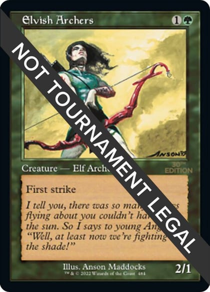Elvish Archers (Retro Frame), 30th Anniversary Edition 484