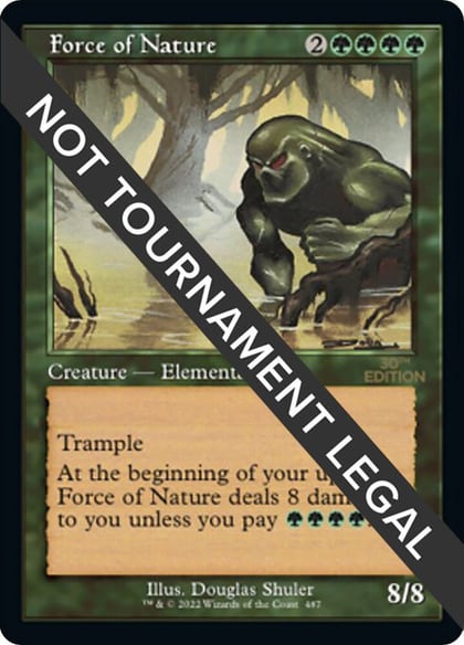 Force of Nature (Retro Frame), 30th Anniversary Edition 487