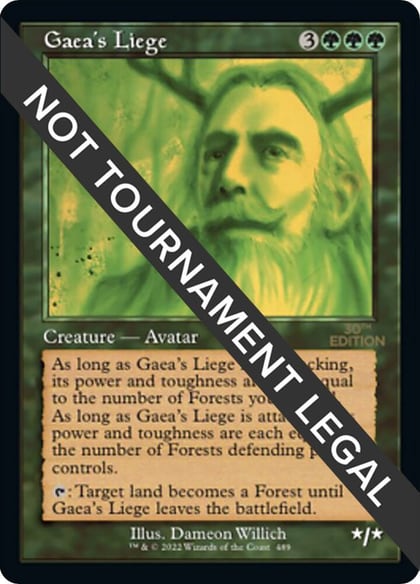 Gaea's Liege (Retro Frame), 30th Anniversary Edition 489