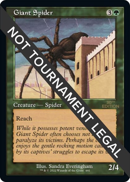 Giant Spider (Retro Frame), 30th Anniversary Edition 491