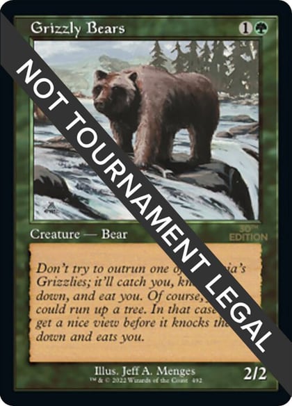 Grizzly Bears (Retro Frame), 30th Anniversary Edition 492