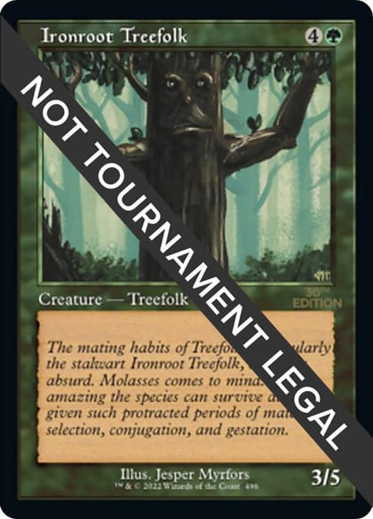Ironroot Treefolk (Retro Frame), 30th Anniversary Edition 496