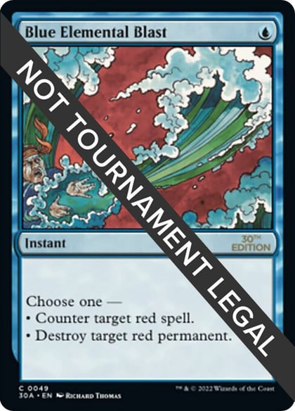 Blue Elemental Blast, 30th Anniversary Edition 49