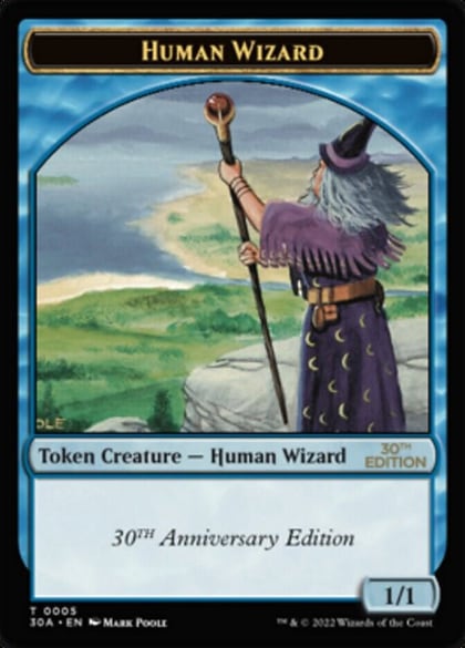 Human Wizard Token, 30th Anniversary Edition 5