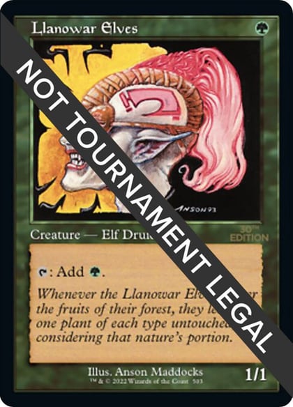 Llanowar Elves (Retro Frame), 30th Anniversary Edition 503