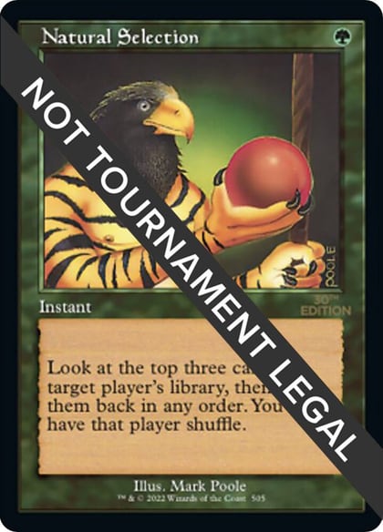 Natural Selection (Retro Frame), 30th Anniversary Edition 505