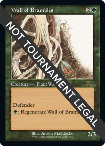 Wall of Brambles (Retro Frame), 30th Anniversary Edition 516