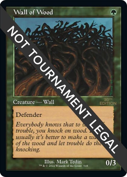 Wall of Wood (Retro Frame), 30th Anniversary Edition 518