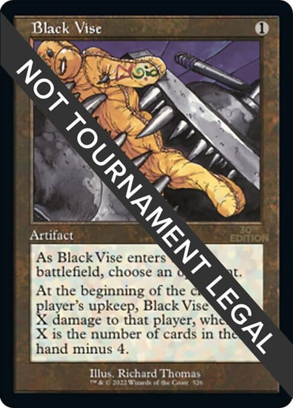 Black Vise (Retro Frame), 30th Anniversary Edition 526