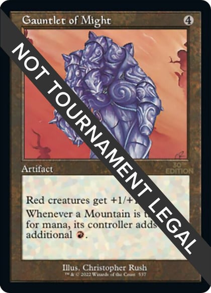 Gauntlet of Might (Retro Frame), 30th Anniversary Edition 537