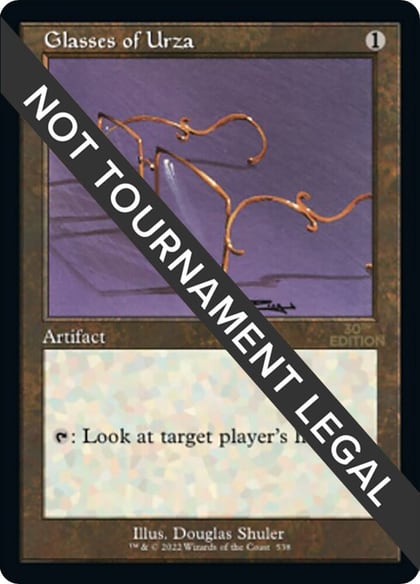 Glasses of Urza (Retro Frame), 30th Anniversary Edition 538
