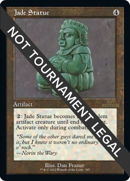 Jade Statue (Retro Frame), 30th Anniversary Edition 547