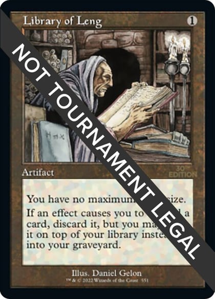 Library of Leng (Retro Frame), 30th Anniversary Edition 551