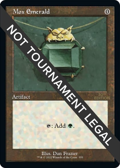 Mox Emerald (Retro Frame), 30th Anniversary Edition 555