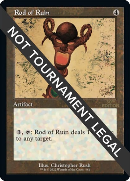 Rod of Ruin (Retro Frame), 30th Anniversary Edition 562