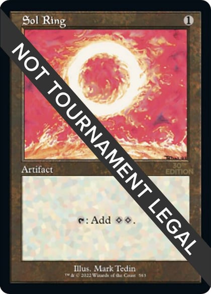 Sol Ring (563) (Retro Frame), 30th Anniversary Edition 563