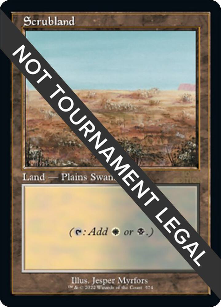 Scrubland (Retro Frame), 30th Anniversary Edition 574