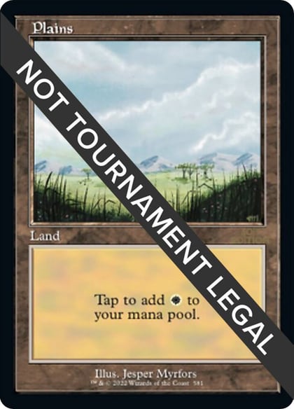 Plains (581) (Retro Frame), 30th Anniversary Edition 581