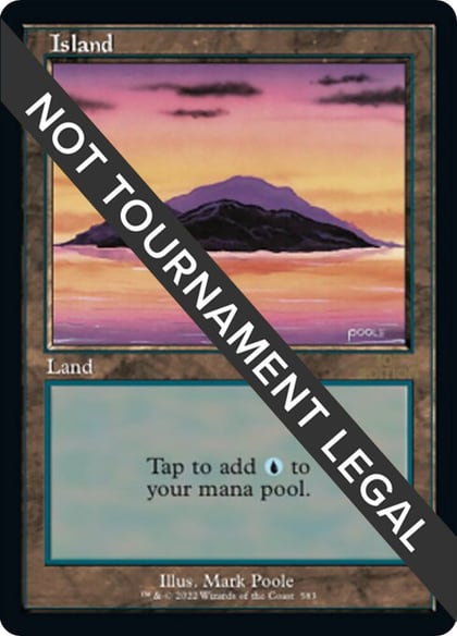 Island (583) (Retro Frame), 30th Anniversary Edition 583