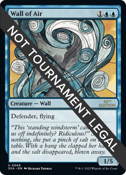 Wall of Air, 30th Anniversary Edition 89