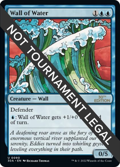Wall of Water, 30th Anniversary Edition 90