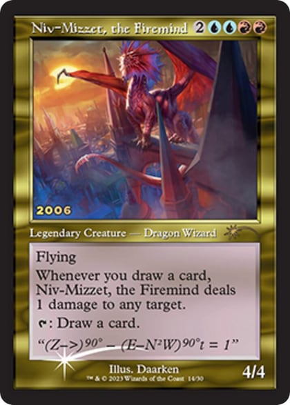 Niv-Mizzet, the Firemind, 30th Anniversary Promos 14