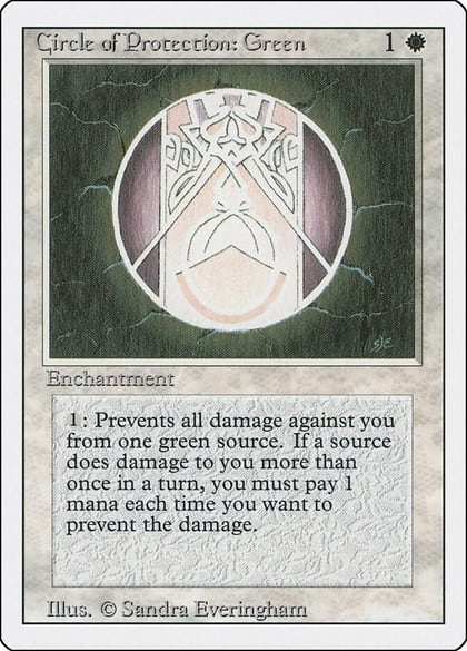Circle of Protection: Green, Revised Edition #1362