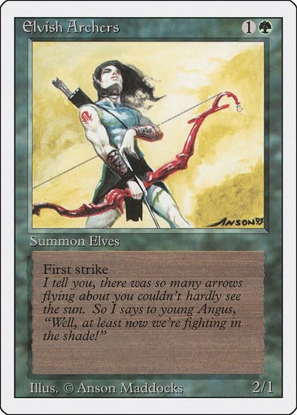 Elvish Archers, Revised Edition #1406