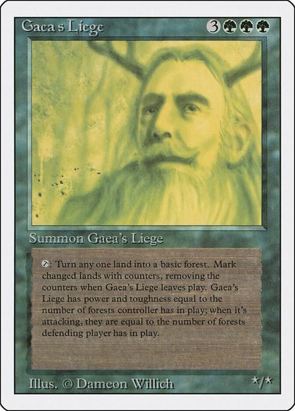 Gaea's Liege, Revised Edition #1429