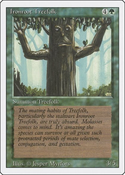 Ironroot Treefolk, Revised Edition #1454