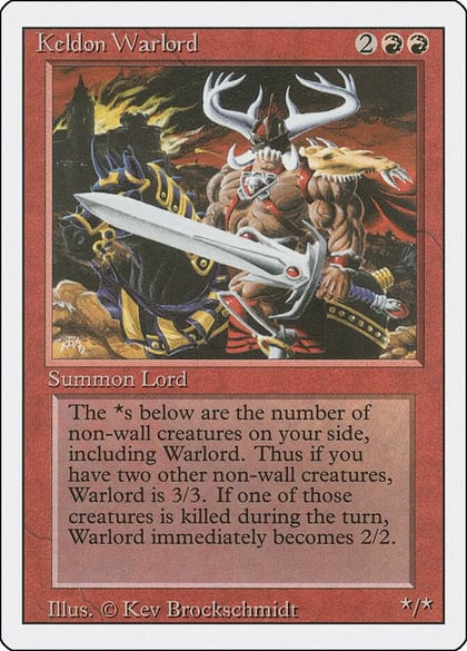 Keldon Warlord, Revised Edition #1469