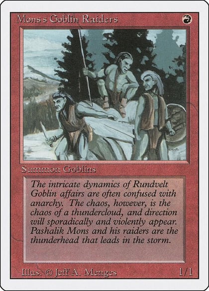 Mons's Goblin Raiders, Revised Edition #1501