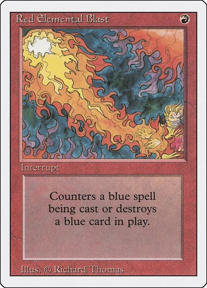 Red Elemental Blast, Revised Edition #1537