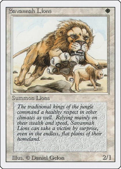 Savannah Lions, Revised Edition #1553