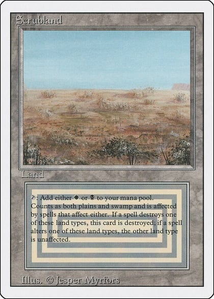 Scrubland, Revised Edition #1556