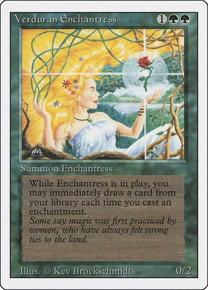 Verduran Enchantress, Revised Edition #1604