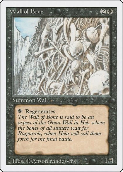 Wall of Bone, Revised Edition #1610