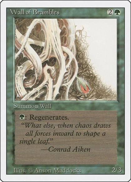 Wall of Brambles, Revised Edition #1611