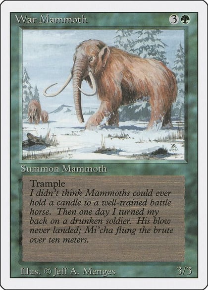 War Mammoth, Revised Edition #1619