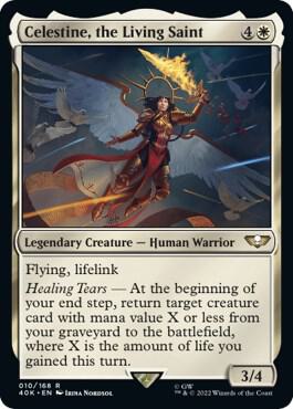 Celestine, the Living Saint, Universes Beyond: Warhammer 40,000 10