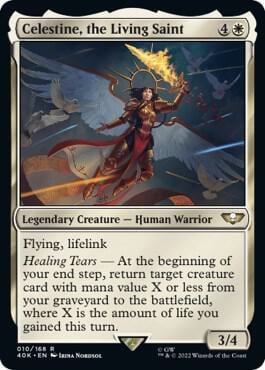 Celestine, the Living Saint, Universes Beyond: Warhammer 40,000 10