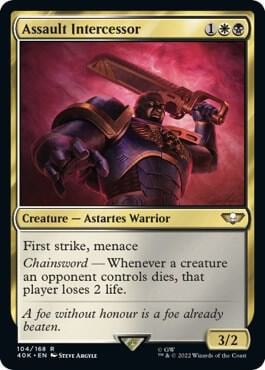 Assault Intercessor (Surge Foil), Universes Beyond: Warhammer 40,000 104
