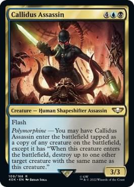 Callidus Assassin, Universes Beyond: Warhammer 40,000 109