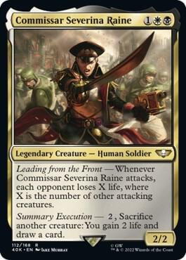 Commissar Severina Raine (Surge Foil), Universes Beyond: Warhammer 40,000 112