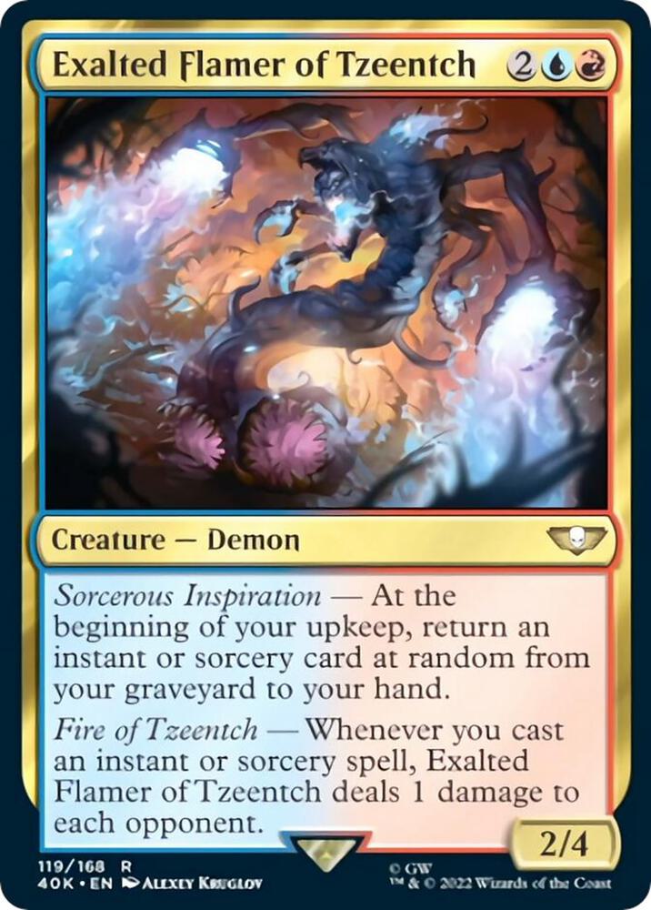 Exalted Flamer of Tzeentch, Universes Beyond: Warhammer 40,000 119