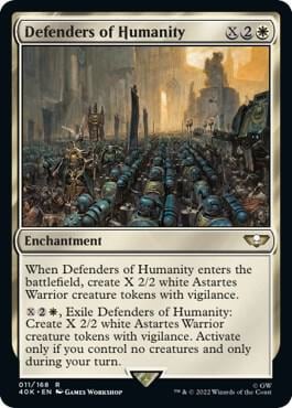 Defenders of Humanity, Universes Beyond: Warhammer 40,000 11